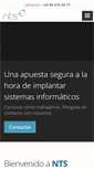 Mobile Screenshot of nts-solutions.com